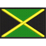 Patch Bordado Bandeira Da Jamaica Moto