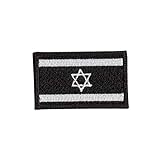 Patch Bordado - Bandeira De Israel Pequena Bd50080-11p Termocolante Para Aplicar