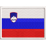 Patch Bordado Bandeira Eslovênia Motociclista Militar