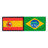 Patch Bordado Bandeira Espanha