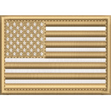 Patch Bordado Bandeira Estados Unidos Motociclista