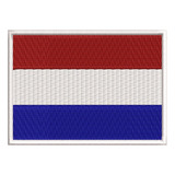 Patch Bordado Bandeira Holanda