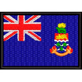 Patch Bordado Bandeira Ilhas Cayman 5x7 Cm Cód.bdp383