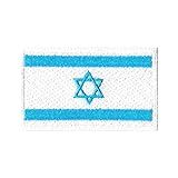 Patch Bordado - Bandeira Israel Oficial Bd50026-208 Fecho De Contato