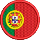 Patch Bordado Bandeira Portugal