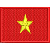 Patch Bordado Bandeira Vietna