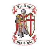 Patch Bordado Bordado Cavaleiro