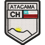 Patch Bordado Brasão Pontos Turisticos Atacama Colete Moto