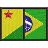 Patch Bordado Brasil C  Estados