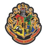 Patch Bordado Casas Harry Potter 10cm Dsn068l087a100