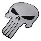 Patch Bordado Caveira Justiceiro Pequeno Motociclista Cav68