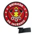 Patch Bordado Com Fecho De Contato - Brigada De Incêndio