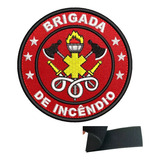 Patch Bordado Com Fecho De Contato   Brigada De Incêndio