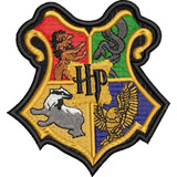Patch Bordado Escudo Harry Hogwarts Potter
