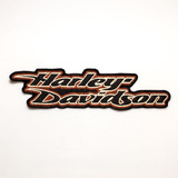 Patch Bordado Harley Davidson Faixa Laranjagr