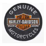 Patch Bordado Harley Davidson Genuine Motorcy