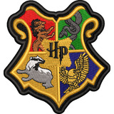 Patch Bordado Harry Potter Escudo Hogwarts