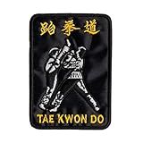 Patch Bordado Kimono Artes Marciais Taekwondo DV80097 417 Termocolante Para Aplicar