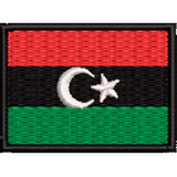 Patch Bordado Mini Líbia Desde 2011 3x4,5 Cm Cód.mbp295