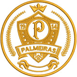 Patch Bordado Palmeiras Brasão