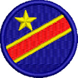 Patch Bordado Republica Democratica