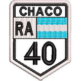 Patch Bordado Rota 40 Argentina Chaco 6x4 5 Cm Cód 2069