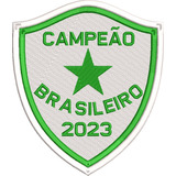 Patch Bordado Termocolante 12cm Escudo Botafogo Palmeiras