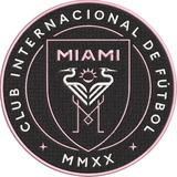 Patch Bordado Termocolante Escudo Inter Miami Time Messi