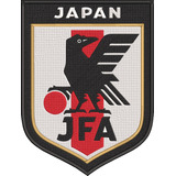 Patch Bordado Termocolante Escudo Japão Seleção Japonesa