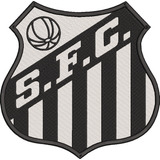 Patch Bordado Termocolante Escudo Santos Futebol Clube Sp