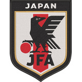Patch Bordado Termocolante Escudo Seleção Japonesa Japão