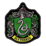 Patch Bordado Termocolante Slitherin Harry Potter 12cmx10cm