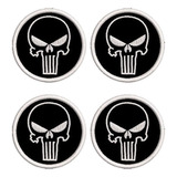 Patch Caveira Justiceiro Punisher Redonda Bordado