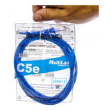 Patch Cord Cat5e 1 5mt Azul 35103602 