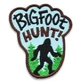 Patch De Ferro Big Foot Hunt Sasquatch Campeão Mundial Hide Seek