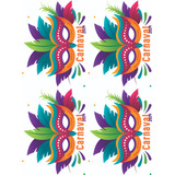 Patch Dtf Carnaval Apliques Carnaval Estampa Carnaval