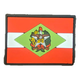 Patch Emborrachado Bandeira De Santa Catarina Colorida