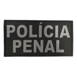 Patch Emborrachado Costas P Capa De Colete Com Velcro