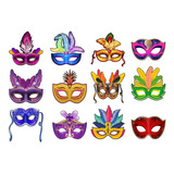 Patch Estampado Mascaras De Carnaval Adesivos Para Tecido