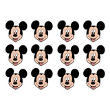 Patch Estampado Mickey Mouse Cabeça Do Mickey Disney
