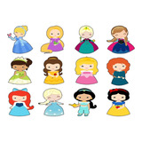 Patch Estampado Princesas Cut