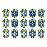 Patch Estampado Termocolante Simbolos Da Cbf  Brasil  Copa