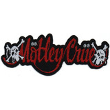 Patch Microbordado Motley Crue Logo Recortado 53 Oficial