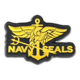 Patch Navy Seals Airsoft Bordado Ponto Militar