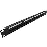 Patch Panel 24 Portas Cat5e Utp Certifica Fluke Rj45 U Utp