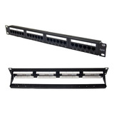 Patch Panel 24 Portas Cat6 Rj45