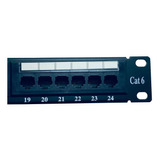 Patch Panel 24 Portas Cat6 Rj45 Utp Certifica Fluke Rack 19
