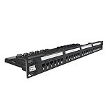 PATCH PANEL CAT 5E 24 PORTAS T568A B 35050438 FURUKAWA SOHO PLUS