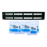 Patch Panel Cat6 48 Portas 48 Keystone Rj45 Cat6 Commscope