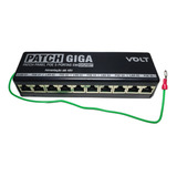 Patch Panel Poe Giga 5 Portas 12v A 48v 10 100 1000 Volt